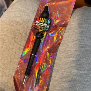 Bingo Buddies Black Novelty Pen